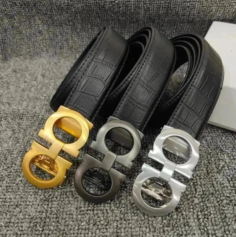 Adjustable Gancini belt- Men