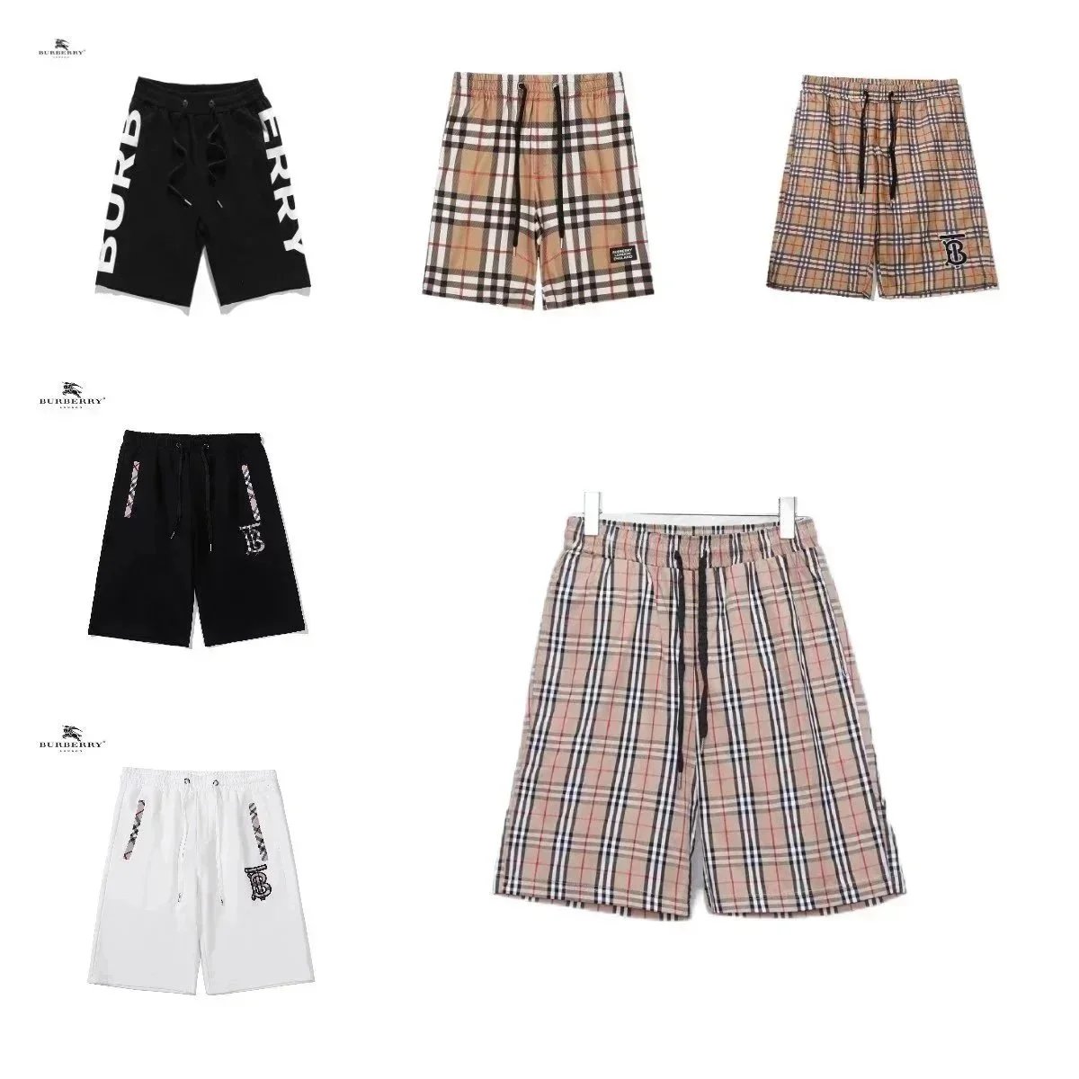 Burberry Casual Shorts Men Beige