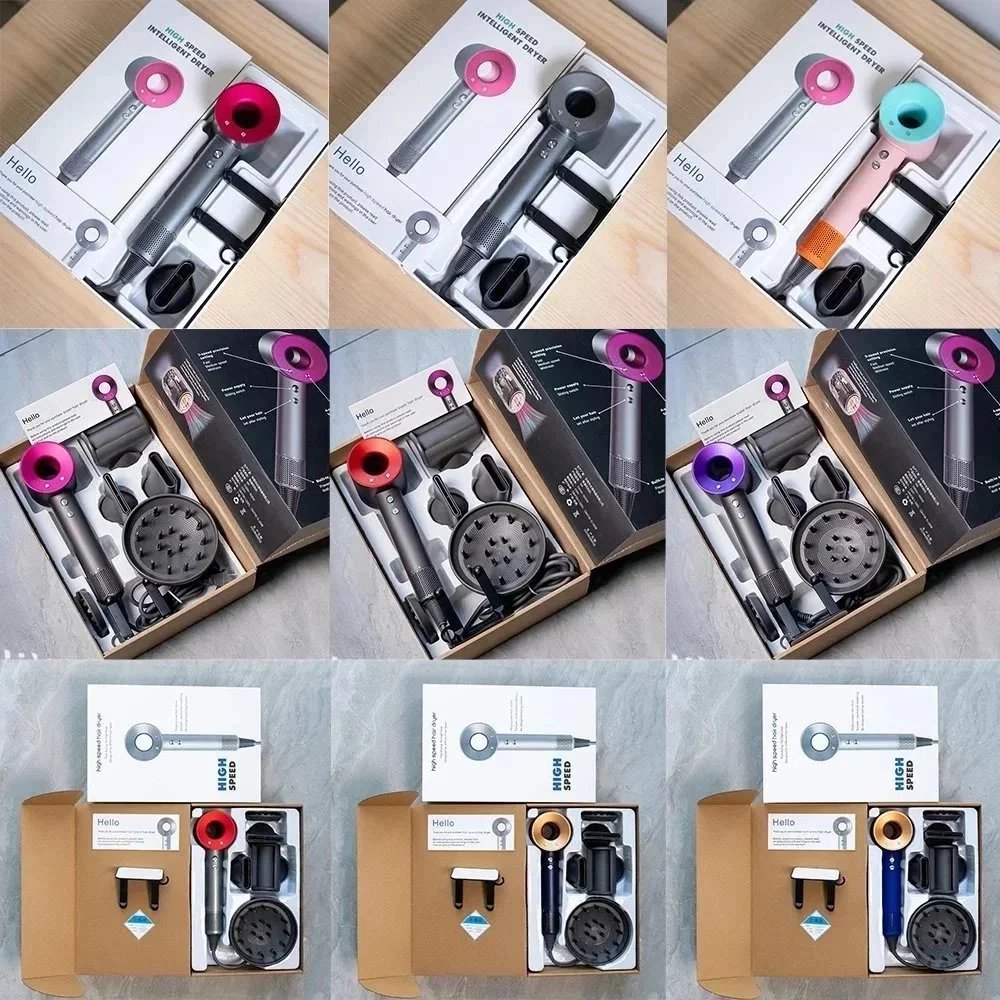 High Speed Intelligent Hair Dryer with Multiple Attachments