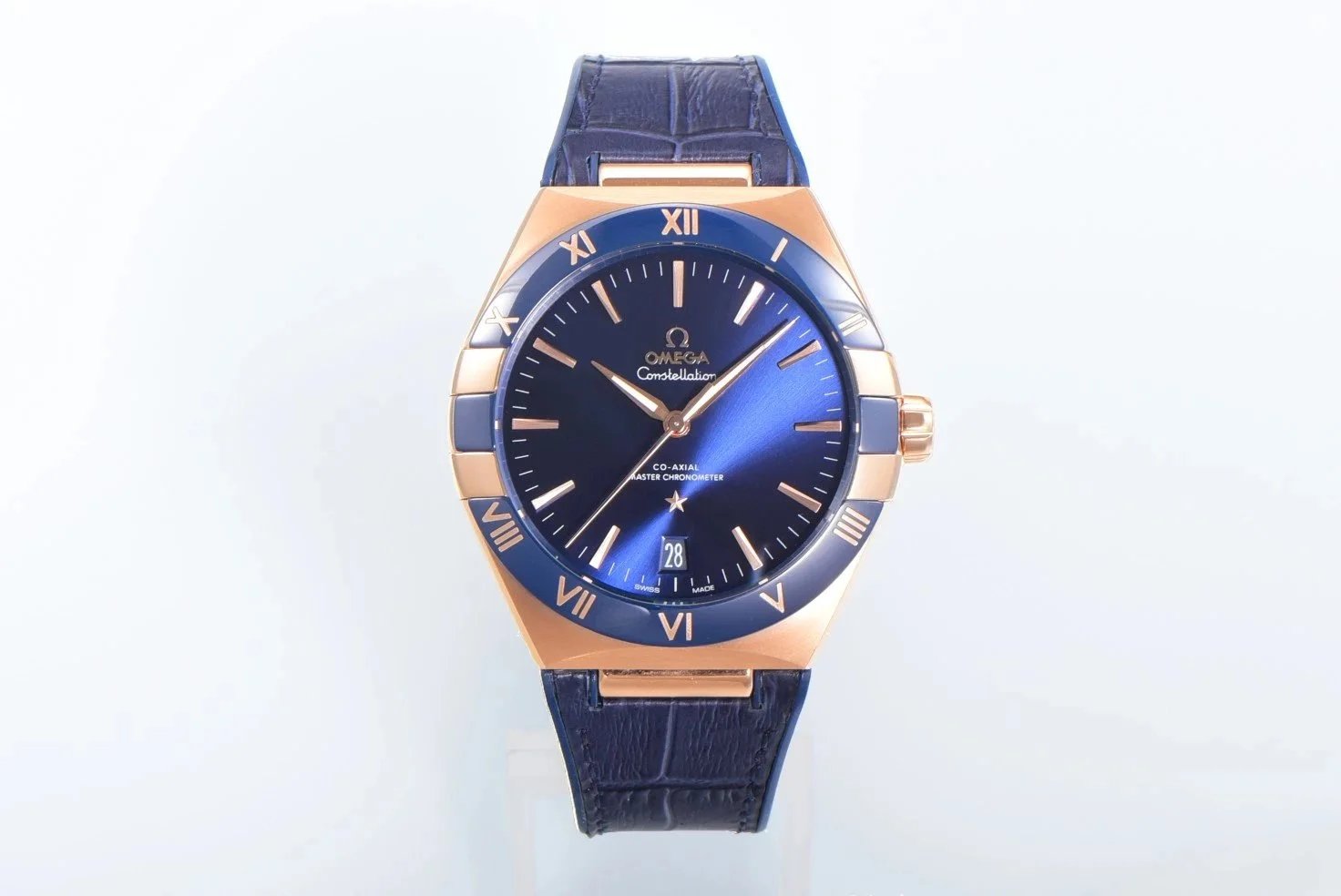 Omega Constellation Co-Axial Master Chronometer Blue Dial Watch