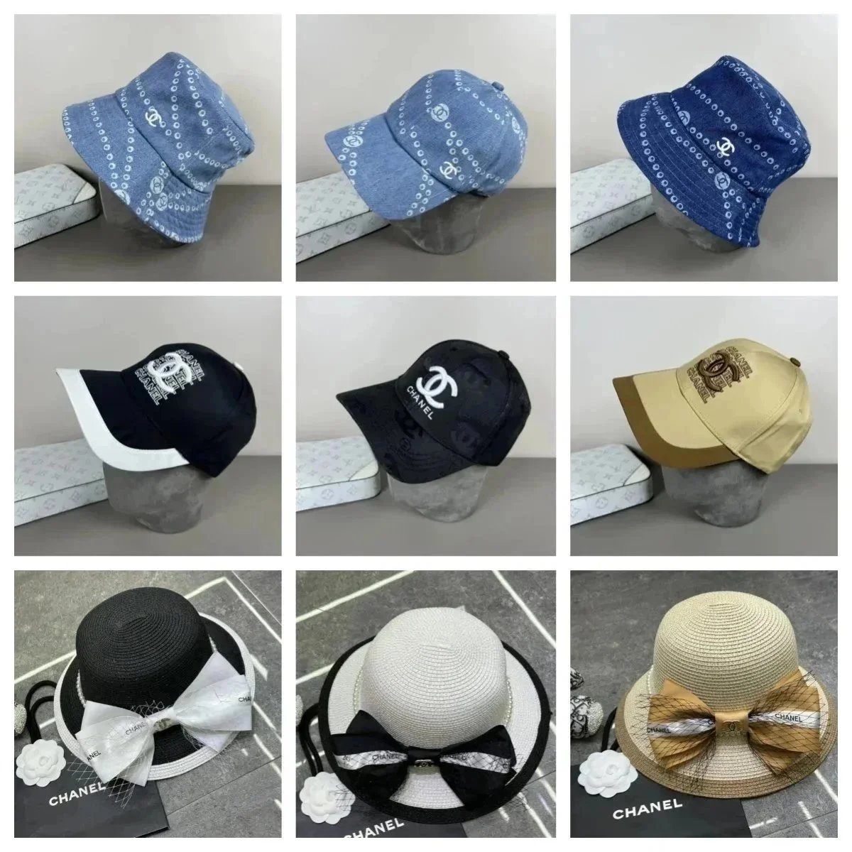 CHANEL Bucket Hat and Baseball Cap Collection for Women