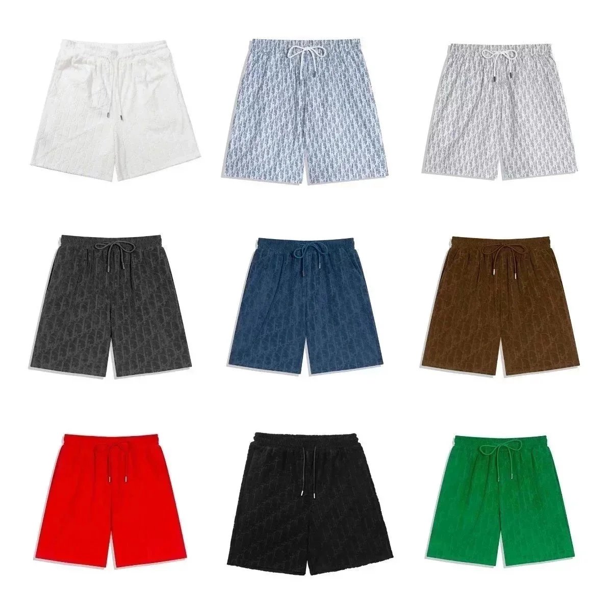 Dior Men's Monogram Print Swim Shorts