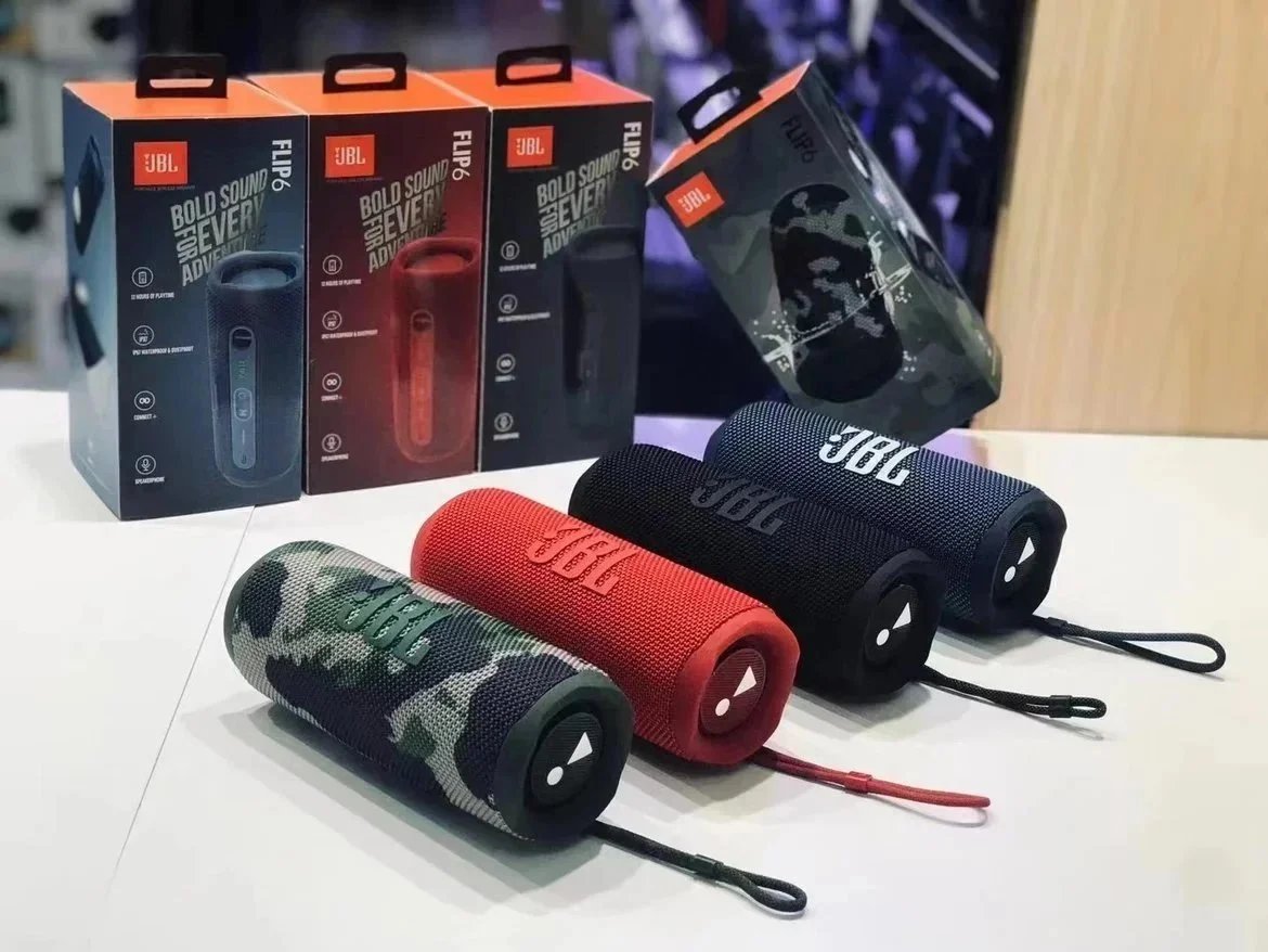 JBL Flip 6 Portable Bluetooth Speaker with Bold Sound and Waterproof Design