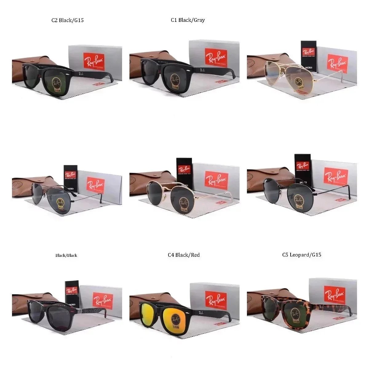 Ray-Ban Sunglasses Classic Styles for Men and Women