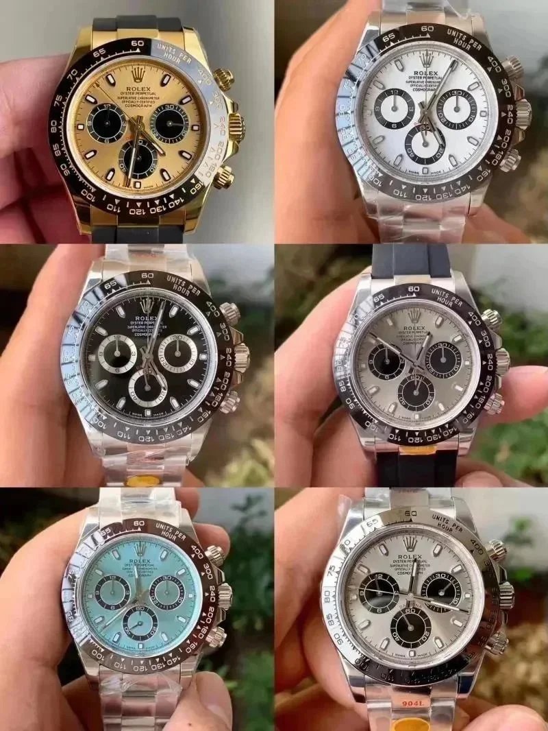 ROLEX Daytona Chronograph Watch Men's Luxury Automatic Stainless Steel