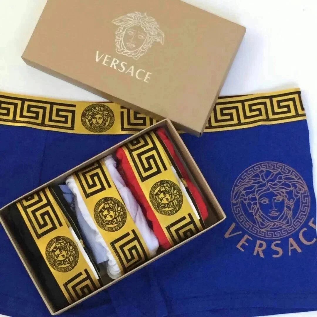 Versace Classic Medusa Logo Scarf Set