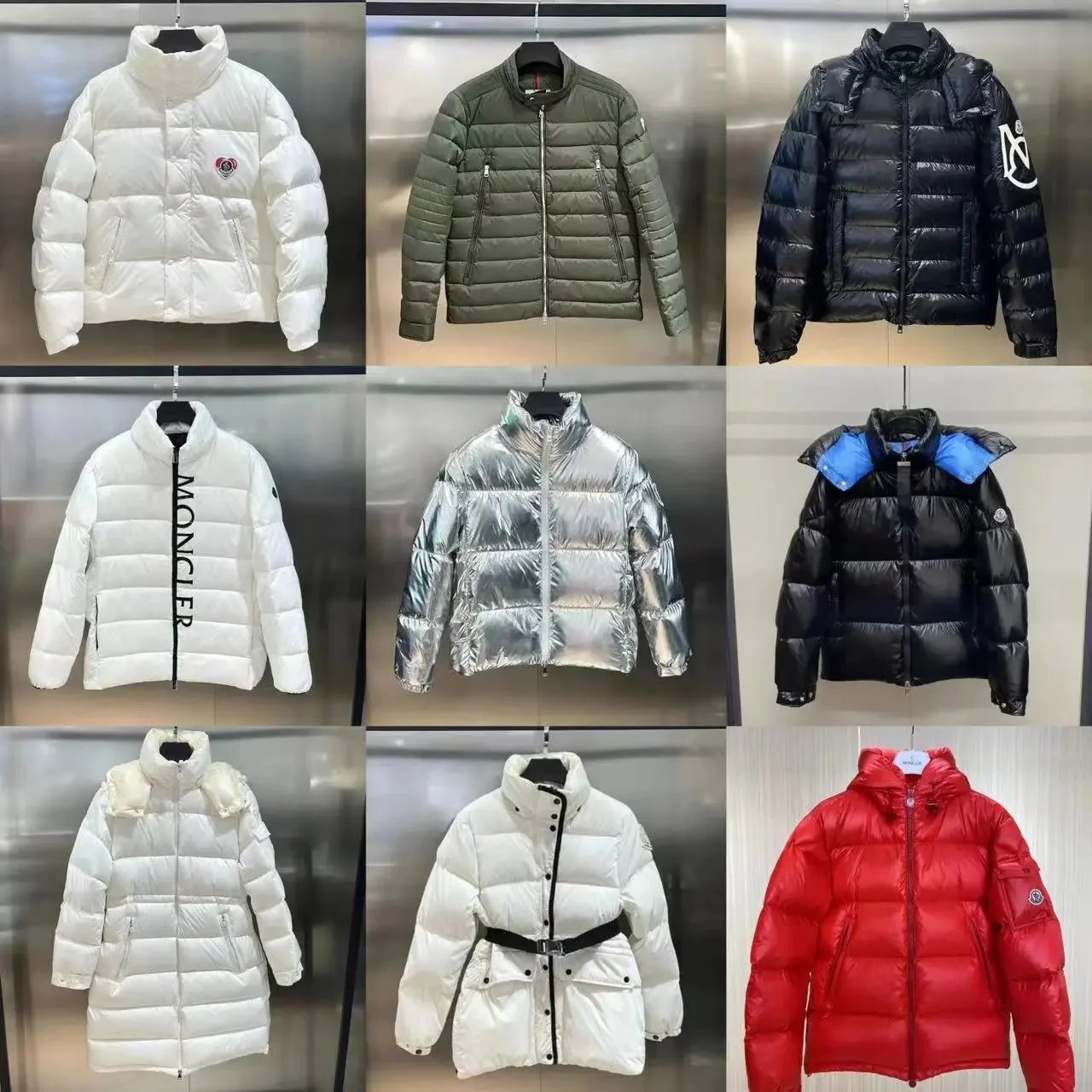Moncler Down Jacket Winter Warm Puffer Coat for Men and Women