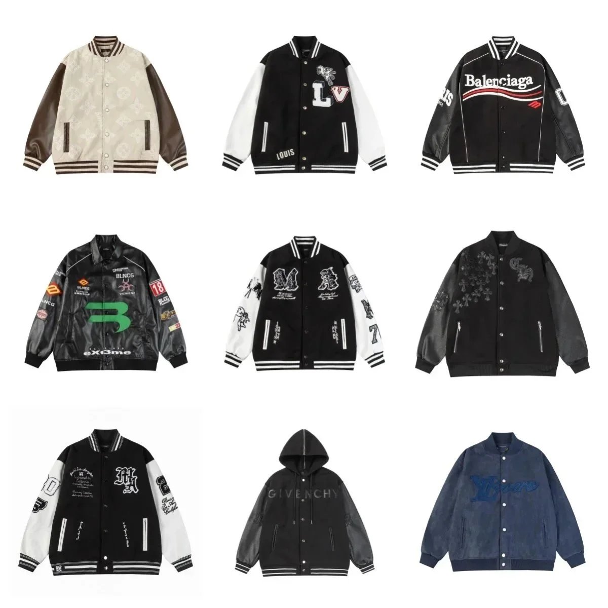Luxury Brand Letterman Jackets for Men and Women