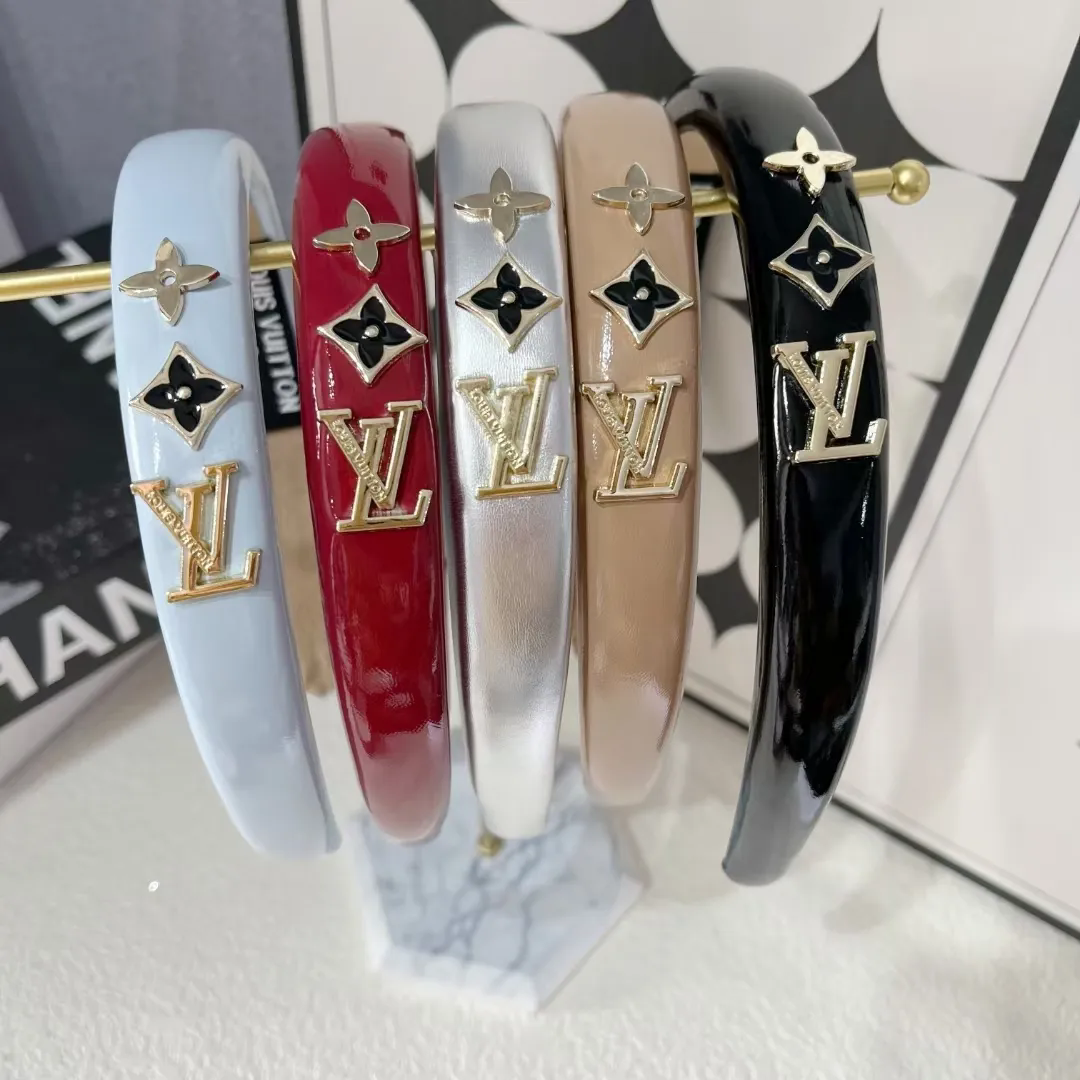 Luxury LV Logo Hairbands for Women Fashion Headwear