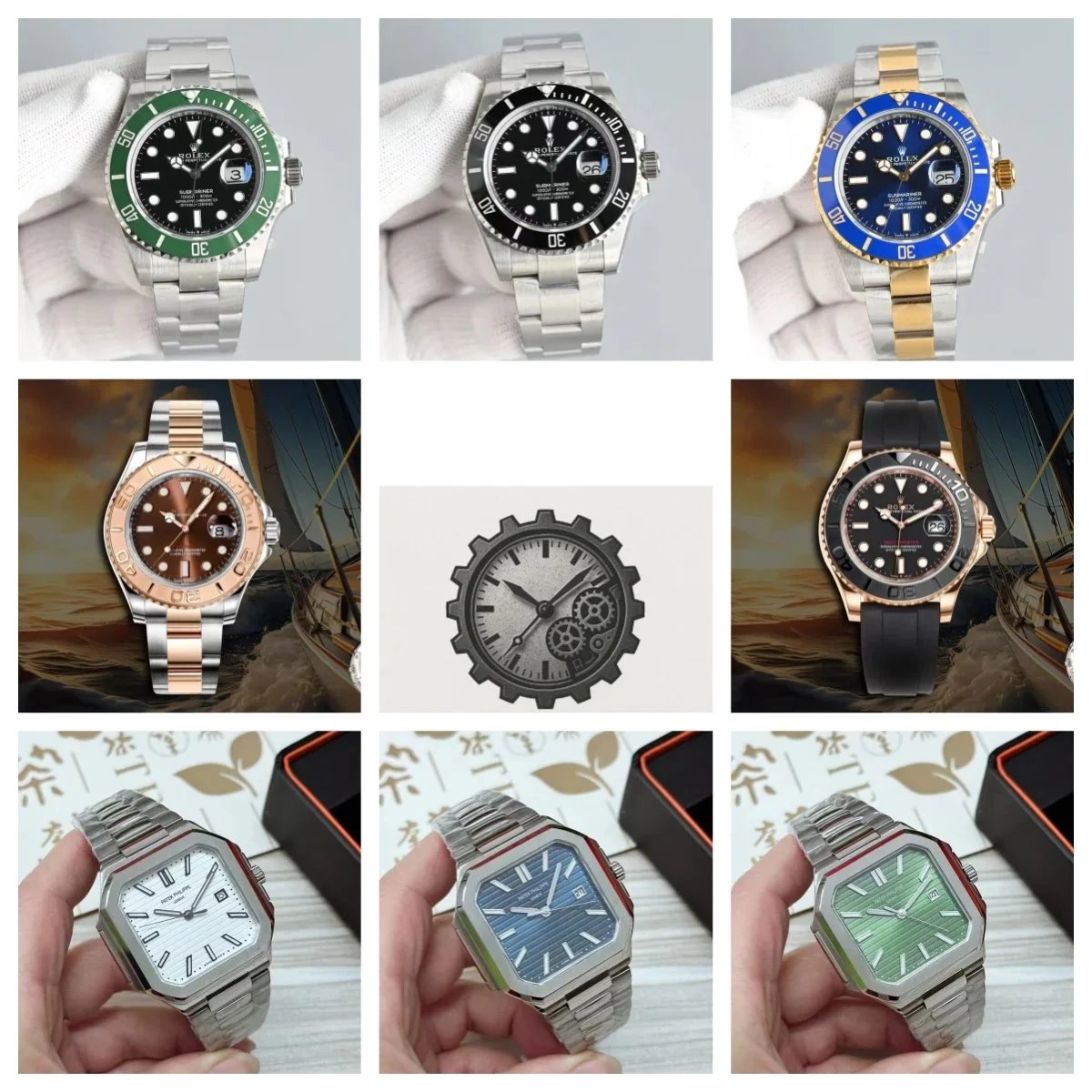 Luxury Rolex Submariner and Explorer Watches for Men