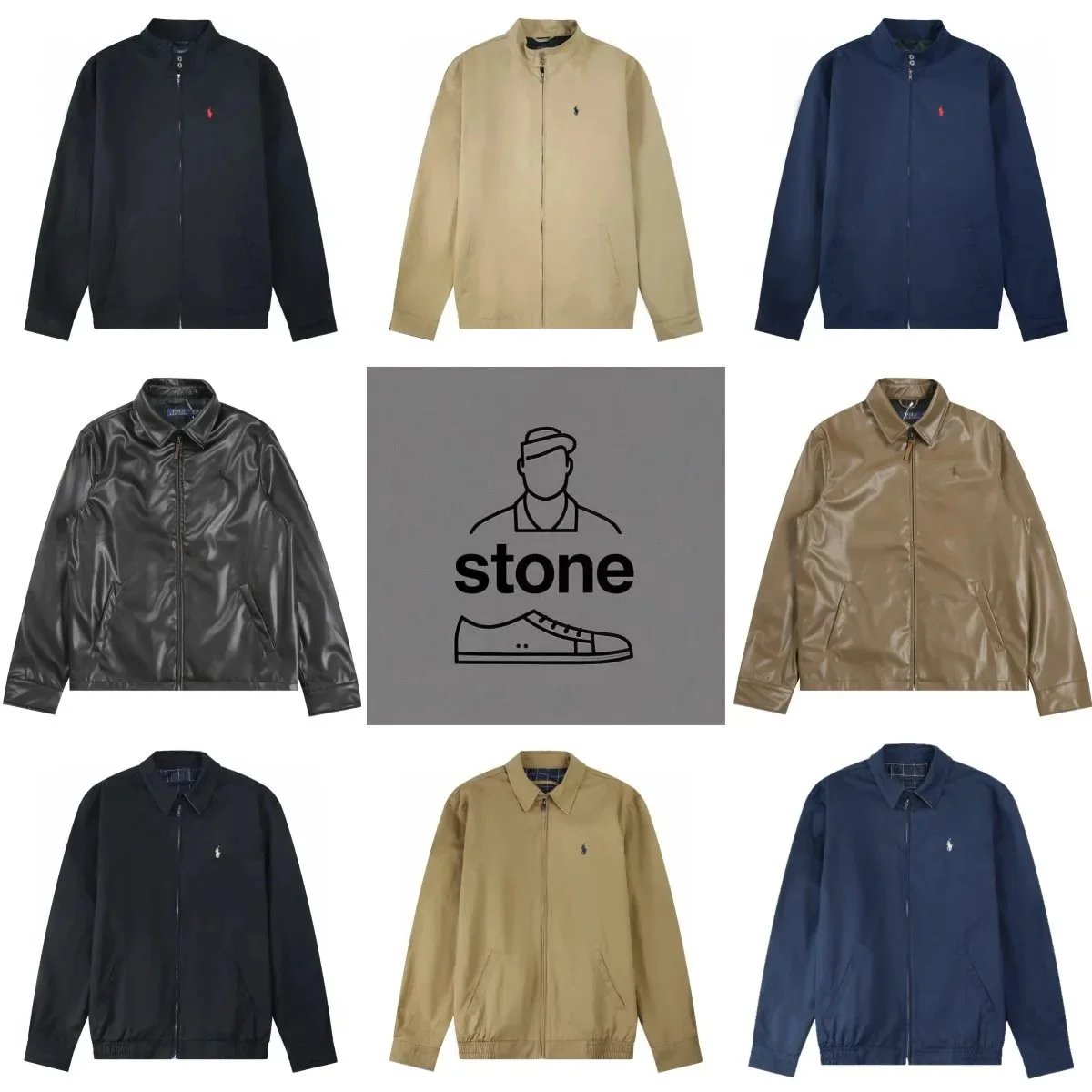 Men's Classic Zip-Up Jackets in Multiple Colors