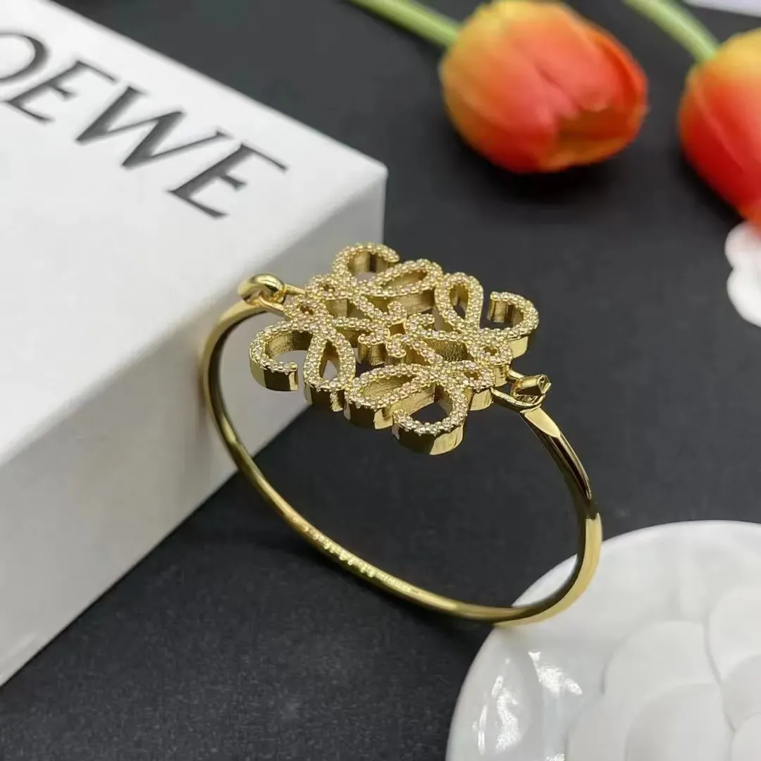 Gold Plated Intricate Knot Design Bangle Bracelet for Women