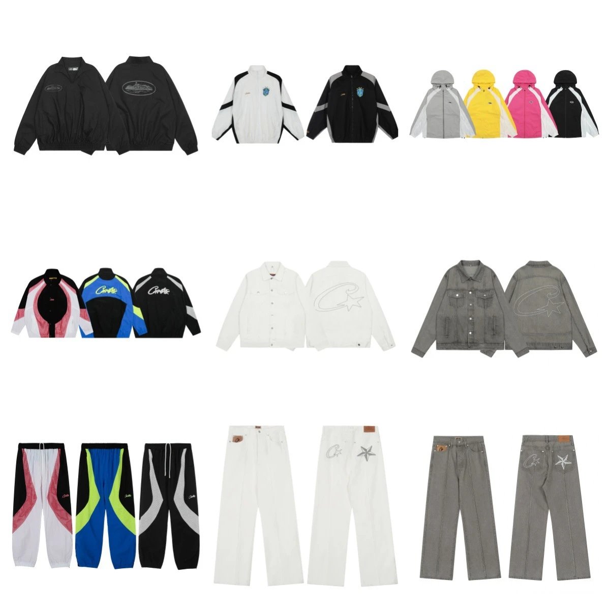 Corduroy Streetwear Jackets and Pants Collection